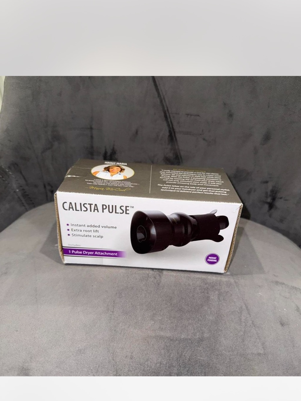 Calista Pulse 1-Pulse Dryer Attachment — Black